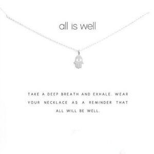 All is Well Charm Necklace